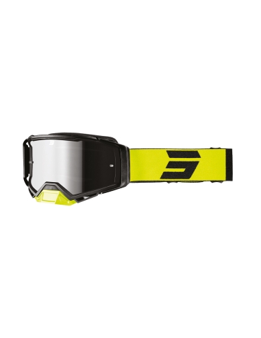 Shot Core  Motorcycle Glasses Neon Yellow Matt