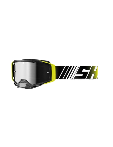 Shot Core  Motorcycle Glasses Neon Yellow Gloss