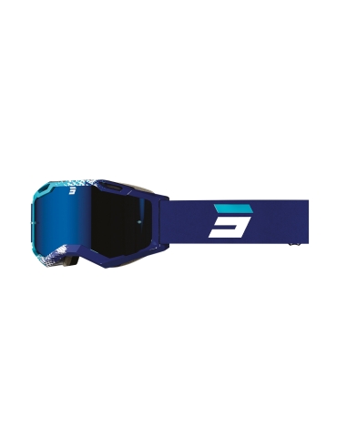 Shot IRIS 2.0 Motorcycle Glasses Fusion Blue Gloss