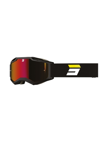 Shot IRIS 2.0 Motorcycle Glasses Black Neon Yellow Matt