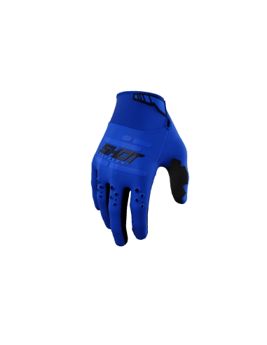 Shot Moto De Guantes Vision Neon_Blue