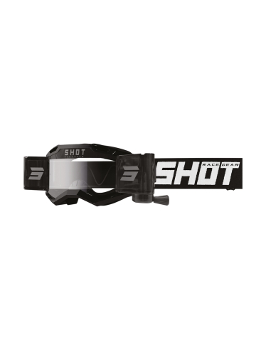 Shot Assault 2.0 Roll Off Gafas Sólido Negro Brillante