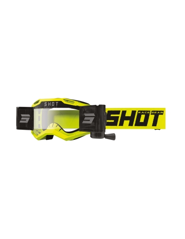 Shot Assault 2.0 Roll Off Gafas Sólido Negro Brillante