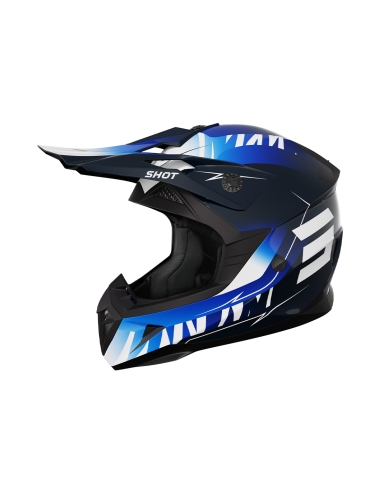 Shot Casco Pulse Kid X-Trem Blue_Glossy Ys