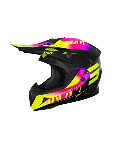 Shot Casco Pulse Kid X-Trem Pink_Neon_Yellow_Glossy