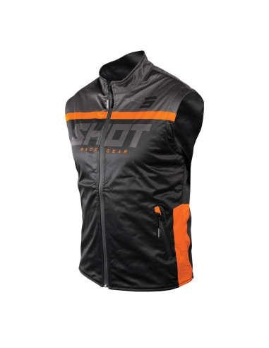 Shot Lite Bodywarmer Accessories Black Orange