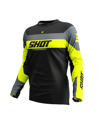 Shot Devo League Camisetas Amarillo Neón