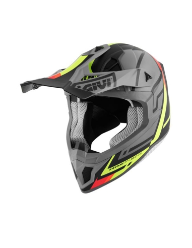 Givi Casco 701 Off Road Mate/Gris/Amarillo Fluo/Negro