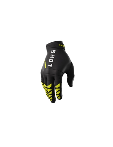 Shot Moto de Guantes Core Max Neon_Yellow