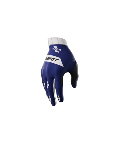 Shot Race Evo  Moto de Guantes Neon Blue