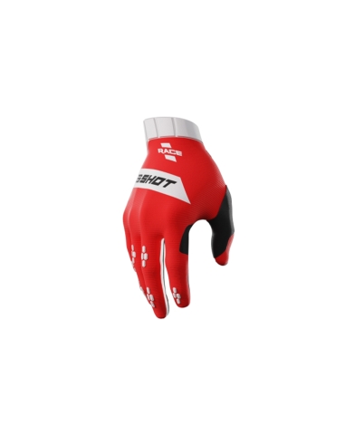 Shot Race Evo Moto de Guantes Neon Red