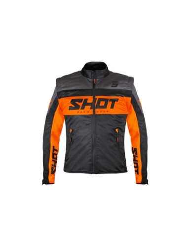 Shot Chaquita Softshell Negro_Naranja