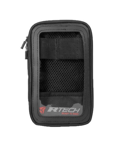 R-Tech Bolsa magnética móvel para motociclistas - Preta