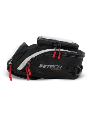 R-TECH - Mochila Piel/Textil Street Negro