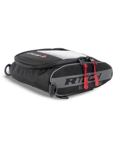 R Tech Frame Bolsa de deposito magnetica para moto Negro