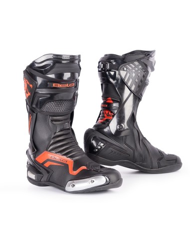 Bela Speedo 3.0 Bottes Racing Moto Noir/Rouge