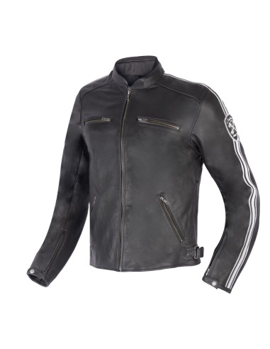 Bela Craft Leather Jacket Black