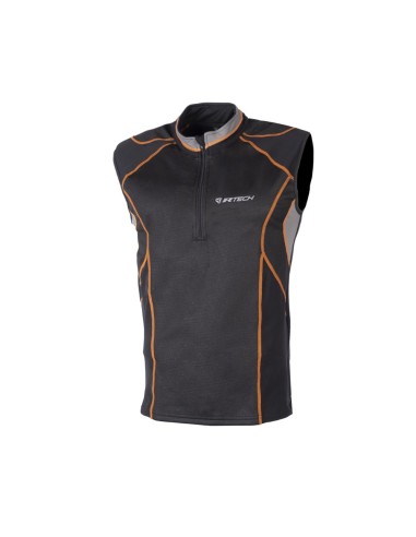 R-Tech Vista Men's Wind Stopper Vest - Black/Orange