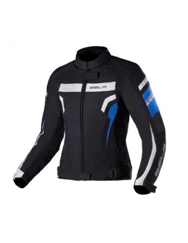 BELA - Chaqueta Textil Rebel RiderLady Negro/Azul