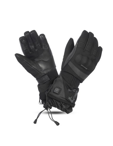 Bela Heat Men Gants pour Moto Noir