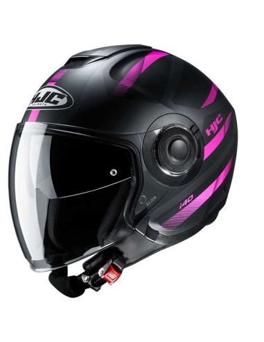 HJCi40 Remi MC8SF motorcycle open face sports tuoring