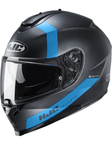 HJC C70 Eura MC2SF matt black blue full face Touring motorbike helmet