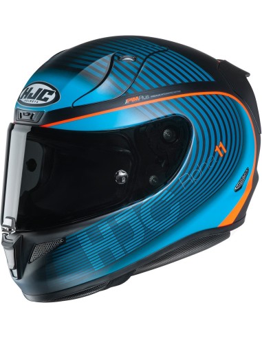 Casco Moto Integral HJC Fiber RPHA 11 BINE MC46HSF negro azul