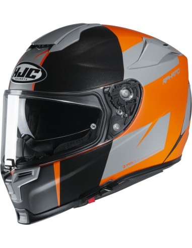 Casco integral HJC RPHA 70 Stipe MC10SF Blanco negro