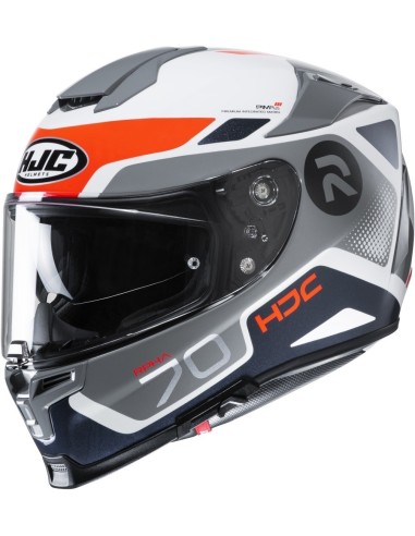 HJC RPHA 70 Shuky MC6H Casco integrale da moto su strada Bianco Grigio