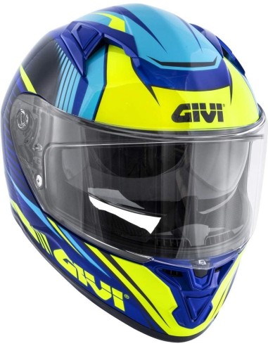 GIVI CASCO FULL 506/STOCCARDA.D/GLADE AZUL/YELLOW