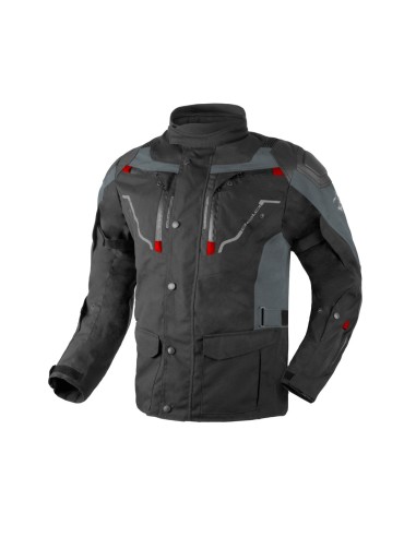 Bela Nordic 4 Giacca Moto Touring - Nero/Grigio/Rosso