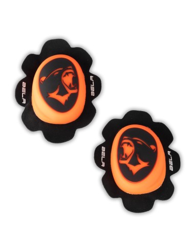 Bela Knee Sliders - Black / Orange