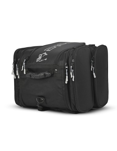 BELA - Mochila Piel/Textil Secure Negro