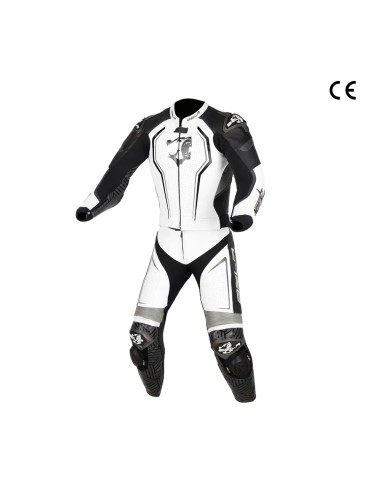 Bela NorthStar Combinaison de Moto Noir/Blanc