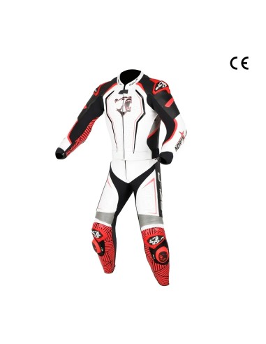 Bela NorthStar 2Pc Racing Suit Black / White / Red