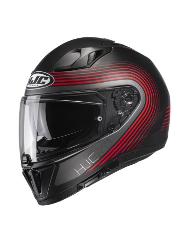 HJC I70 SURF MC1SF Full Face Touring Motorradhelm Schwarz / Rot