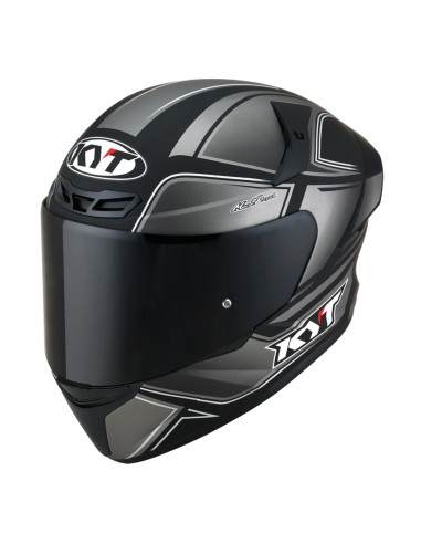 KYT TT Course Tourist Matt Cool Grey Casque de moto d'équitation sportive