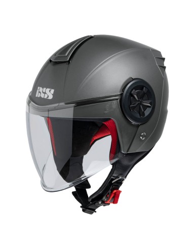 Casque de moto de tourisme sportif IXS 851 1.0 gris mat