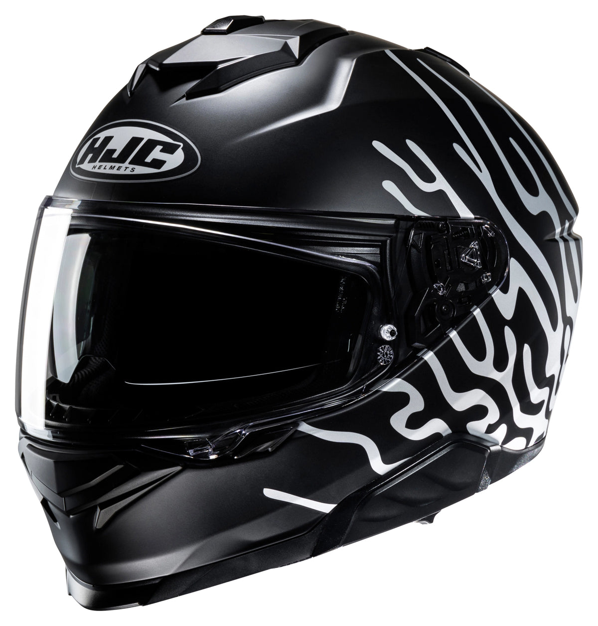 Casque intégral moto sport HJC I71 CELOS MC5SF noir