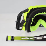 ACERBIS VULCAN MIRROR GAFAS AMARILLO FLUO NEGRO ||