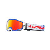 ACERBIS VITRION MIRROR GAFAS AZUL BLANCO  ||
