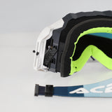 ACERBIS VULCAN MIRROR GAFAS DE MOTOCROSS PURPURA BLANCO ||
