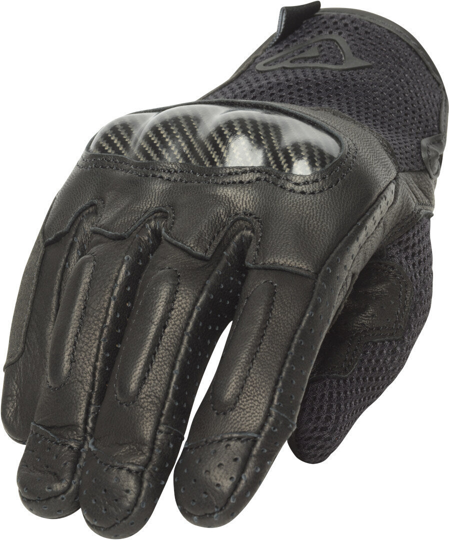 ACERBIS CE RAMSEY LEDERSCHWARZE HANDSCHUHE
