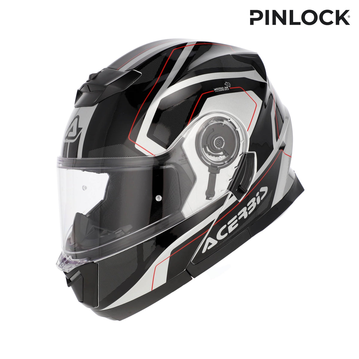 ACERBIS HELMET SEREL 2206 BLACK SILVER 