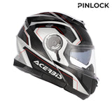 ACERBIS HELMET SEREL 2206 BLACK SILVER 