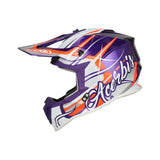 ACERBIS CASCO LINEAR 2206 PURPLE BLANCO