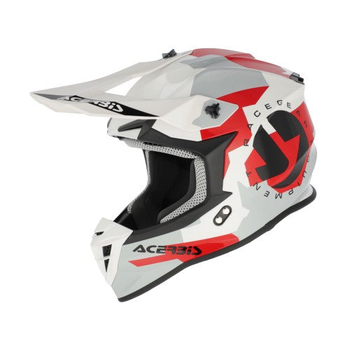 ACERBIS LINEAR HELMET 2206 WHITE RED