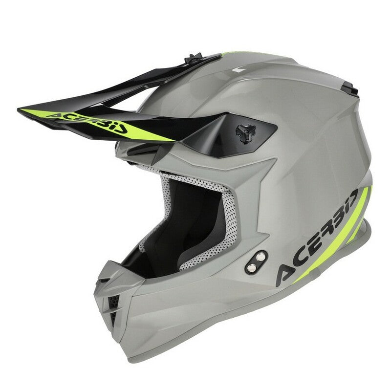 ACERBIS CASCO LINEAR 2206 OFF-ROAD GRIS AMARILLO
