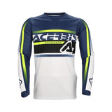 ACERBIS CAMISETA MX LINEAR LUGO AZULL AMARILLO