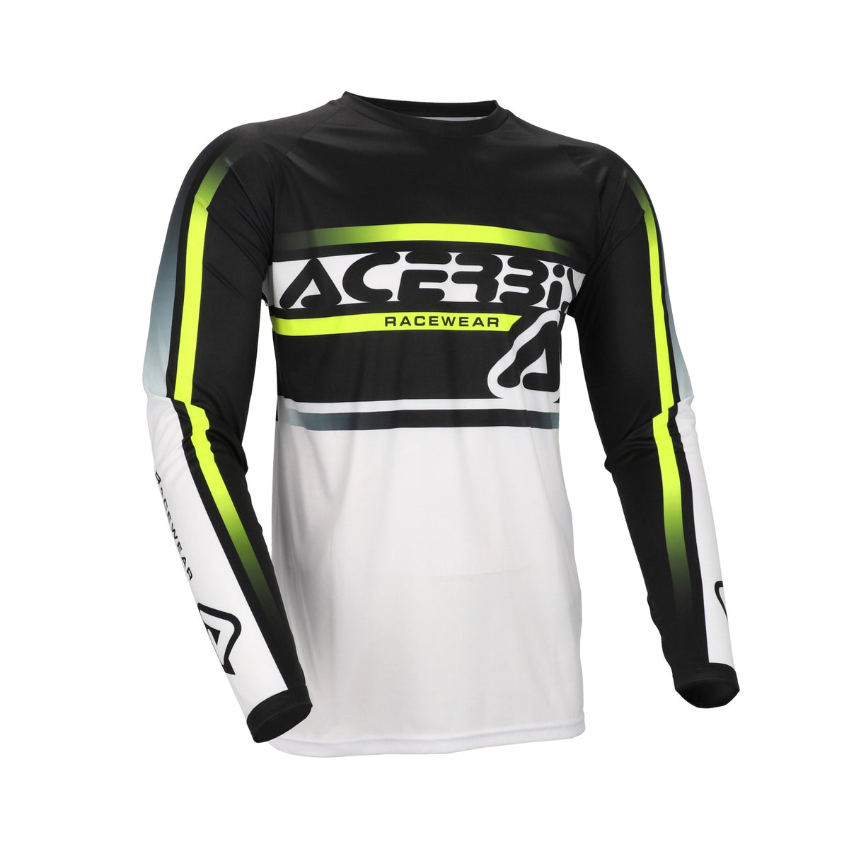 ACERBIS CAMISETA MX LINEAR LUGO NEGRO BLANCO